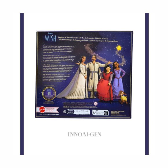 Disney Wish Kingdom of Rosas Character Small Doll Set, Mini Posable Dolls - Picture 3 of 4